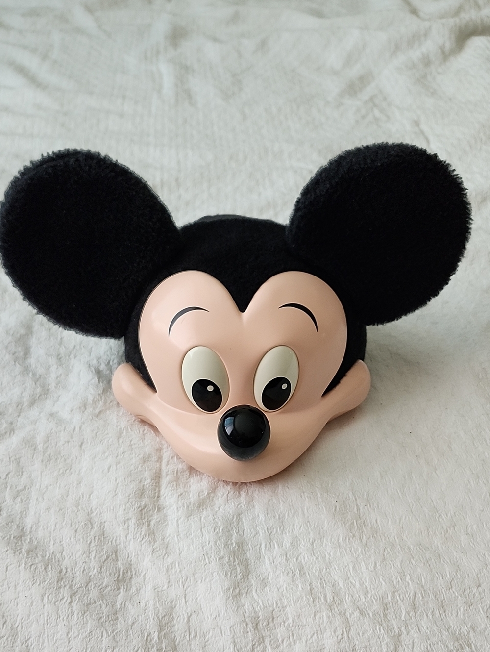 Vintage 1994 Disney Mickey Mouse 3D Plastic Face Trucker Hat Snapback RARE